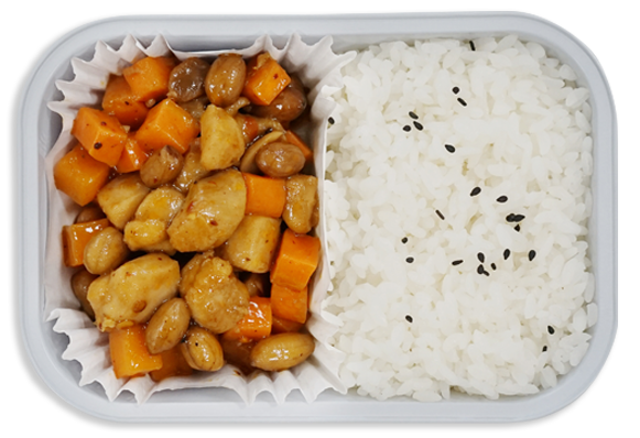  宮保雞丁飯 