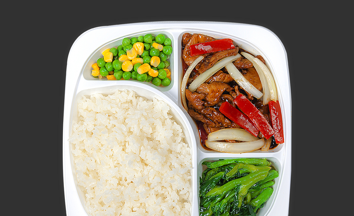  川香菌菇雞片飯 