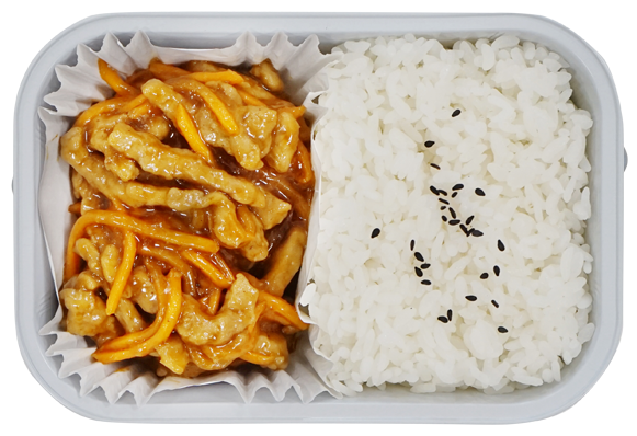  醬香牛柳飯 