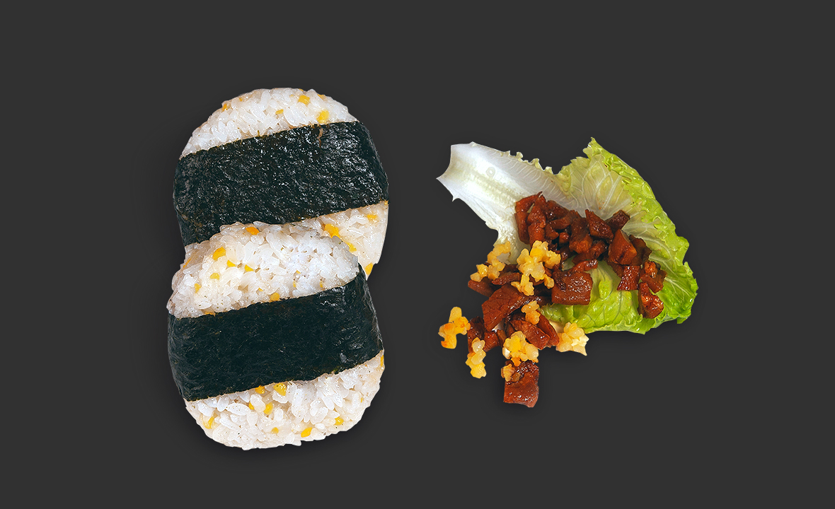 港式叉燒飯團 