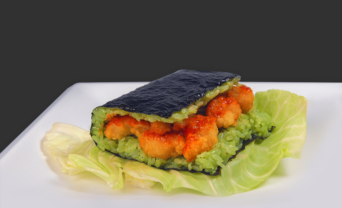  翡翠鹽酥雞大口飯團 